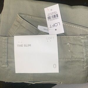 NWT loft work pants